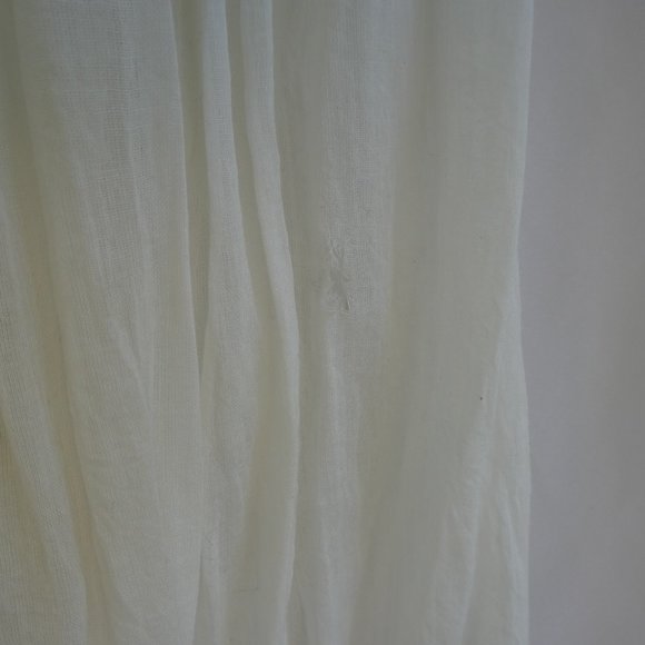 Raga Maxi Dress Cotton Gauze Rope Mirror Detail Embroidered Bodice Hem Border S - Picture 8 of 8